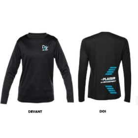 Chandail long de sport noir (junior) item