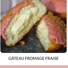 Gâteau au fromage & fraise item