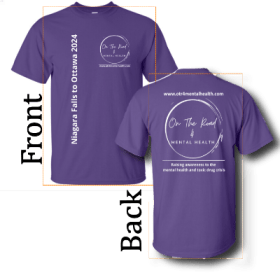 T-shirt - Purple (Adult Large) item