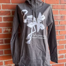 Grey T-shirt Hoodie, Size M item