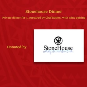 STONE HOUSE DINNER + WINE PAIRING item