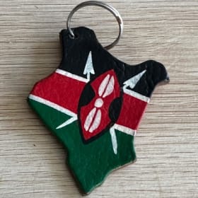 Kenya Flag Keychain item
