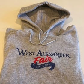 Gray Multi Color Logo Hoodie (YM ~ AXL) item