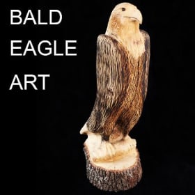 Bald Eagle Chainsaw Sculpture item
