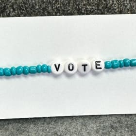 Turquoise Vote bracelet item