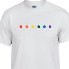 Classic PRISM 6-Dot T-shirt (White) item