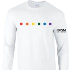 Classic PRISM 6-Dot Long-Sleeve T-shirt (White) item