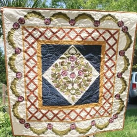 Michols Applique Flowers 43x43 item