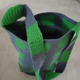 Gray & Green Bag by Lancheros item