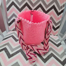 Pink Bag w/ draw string by Lancheros item