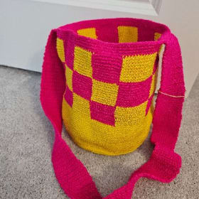 Yellow and Pink Bag by Lancheros item