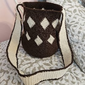 Brown and Beige Bag by Lancheros item