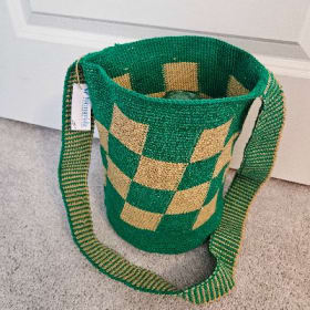 Green & Beige Bag by Lancheros item