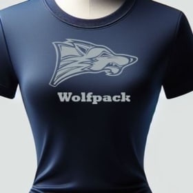 Wolfpack Women's T-shirt Navy Blue item