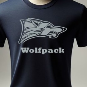 Wolfpack T-Shirt Navy Blue item