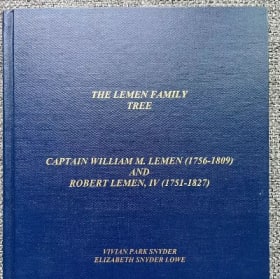 LEMEN FAMILY TREE - GENEALOGY item