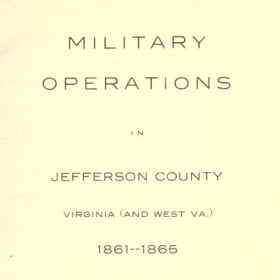 MILITARY OPERATIONS IN JEFFERSON CO. VIRGINIA (NOW WV) item