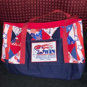 DWIN Logo Bag 2 - Democrat - Fabric Tote Bag- item