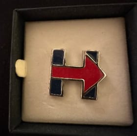 Hillary "H" Pin (Two of Two) item
