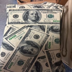 $100 bills Polyester XL Shirt item