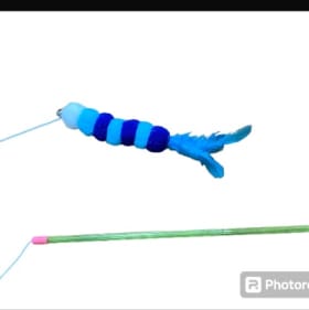 Canne à pêche - Boules bleues item