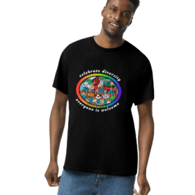 Black Unisex T-shirt item