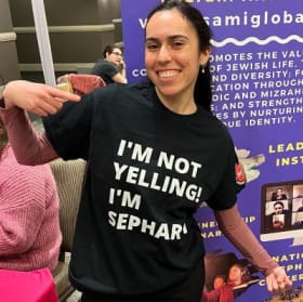 I am not Yelling I am Sephardic w/out SAMi LOGO item