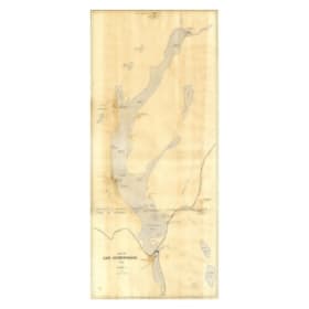 Map of Lake Memphrémagog, 1890 item