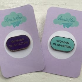 Pin — Woman in Aviation item
