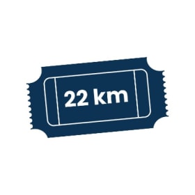 22 km Course item
