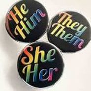 Pronoun Pins item