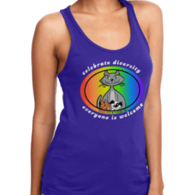 Purple Women's Tank Top EXTRA RAINBOW item