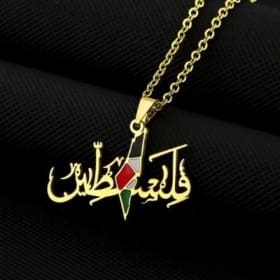 Palestine Necklace (Gold) item