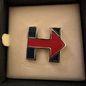 Hillary "H" Pin item