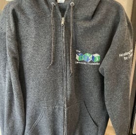 Adult full zip hoodie item