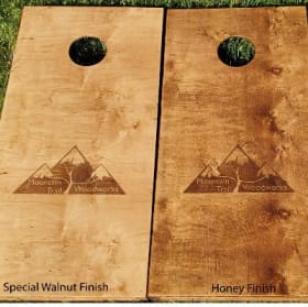 Engraved Cornhole Boards Sponsor item