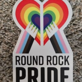 Large Sticker - Round Rock Pride Logo item