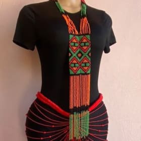 Zambian Colors Beaded Necklace item