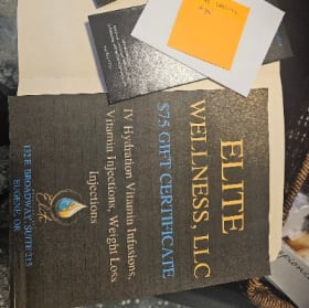 Elite Wellness Gift card item