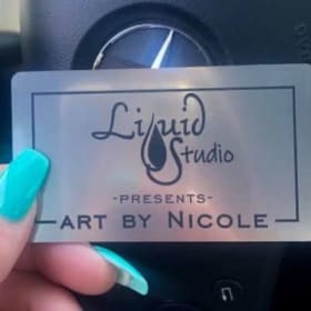 GORGEOUS circle Resin Art by Liquid Studio item