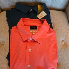 2 Greg Norman Polo Shirts Size L item