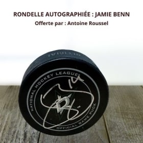 Rondelle autographiée : JAMIE BENN item