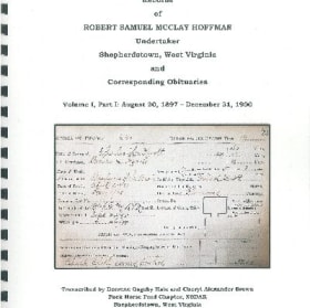 RECORDS OF ROBERT S.M. HOFFMAN, UNDERTAKER item