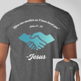 Gray “Love One Another” Shirt item
