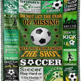 Soccer Blanket item