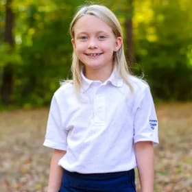 AHG Official Short-Sleeved Girl Uniform Polo - White item