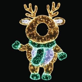 Lighted Baby Deer Photo Op item