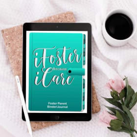 Foster Care and Adoption Digital Binder and Journal item