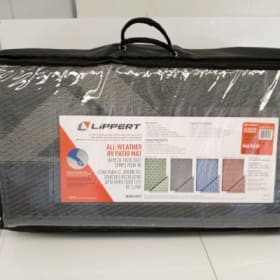 All purpose weather patio mat item