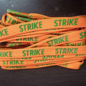 Orange - "Strike" Shoelaces + Shipping item